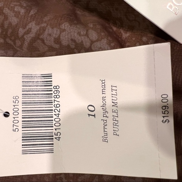 BOSTON PROPER MAXI DRESS SIZE 10 - Picture 9 of 10